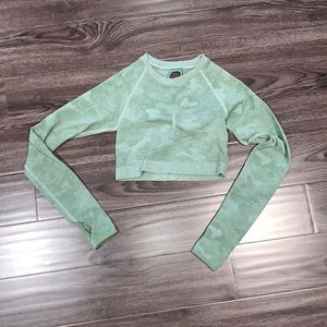 gymshark dupe long sleeve cropped